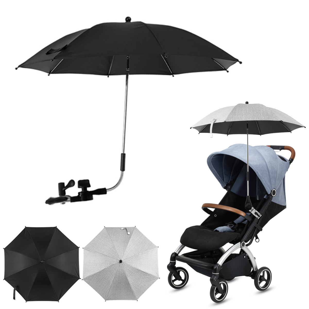 Parasol Umbrella Large - Beach Chair Umbrella UV Protection Baby