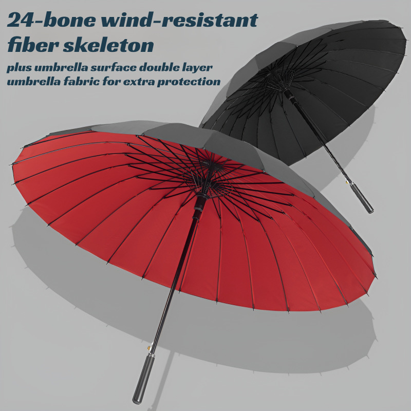 Parasol Umbrella Large - Extra large 24 bone double layer