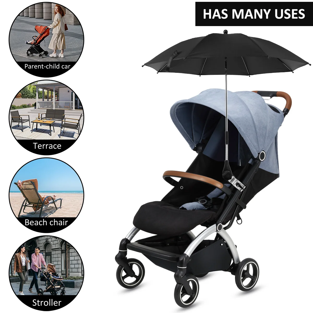 Beach Chair Umbrella UV Protec - đánh giá và giá Parasol Umbrella Large