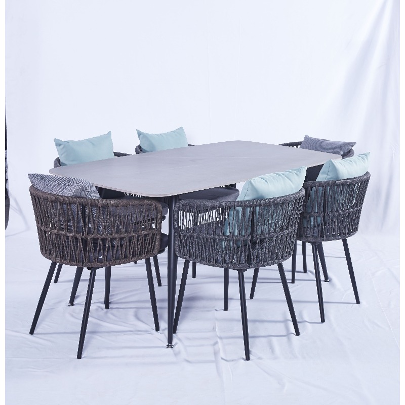 2023 Design Woven Rope Outdoor - đánh giá và giá Outdoor Furniture Iron