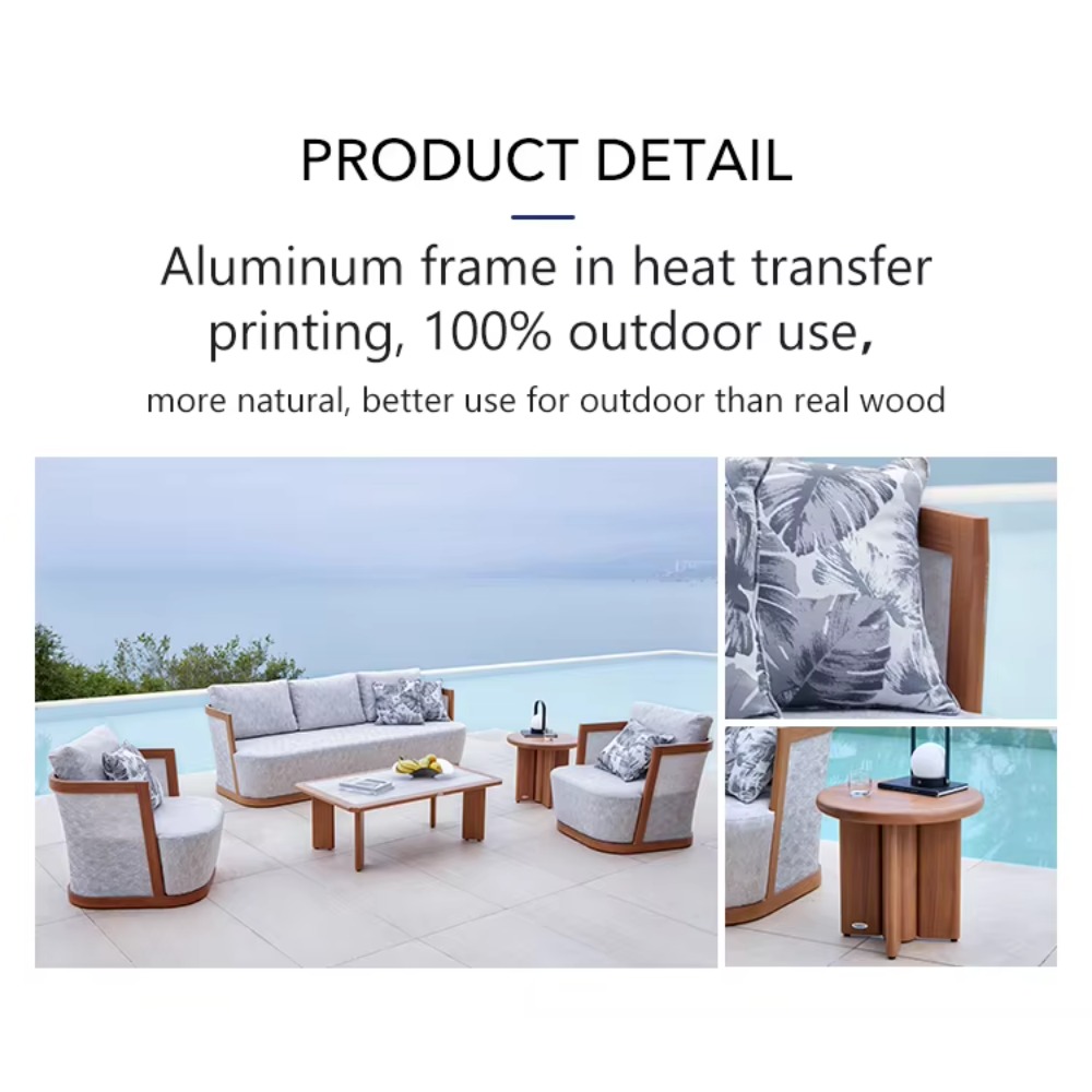 Modern Outdoor Aluminum Sofa G - đánh giá và giá Outdoor Furniture Quality