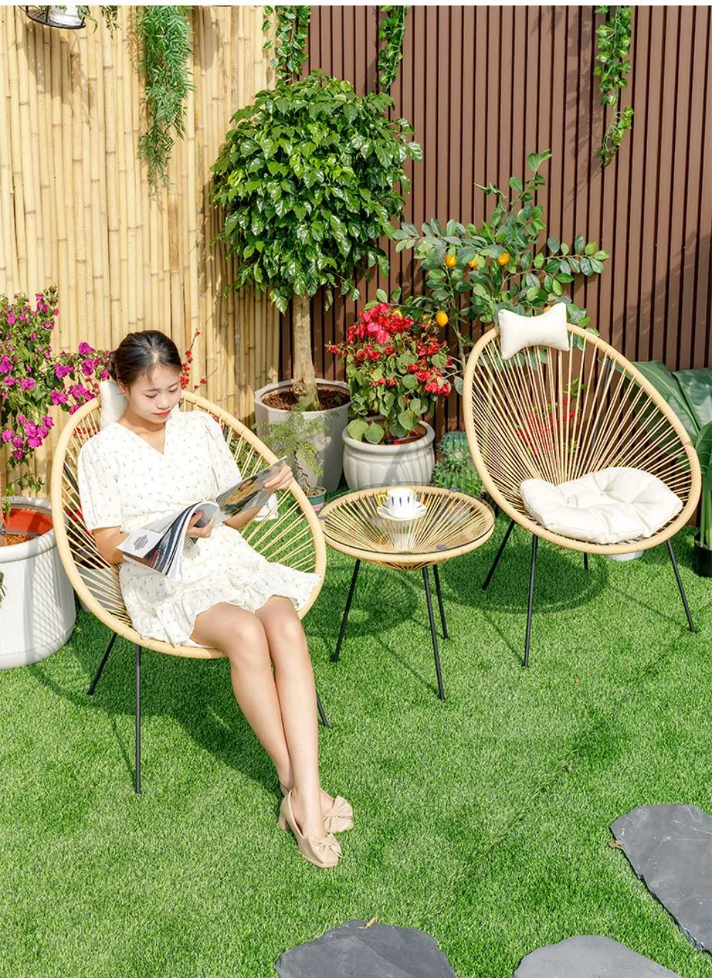 Nordic Dining Chairs for Kitch - đánh giá và giá Outdoor Furniture Iron