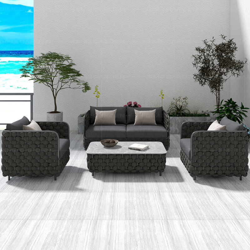 3-Seater Outdoor Rattan Sofa S - đánh giá và giá Outdoor Furniture Iron