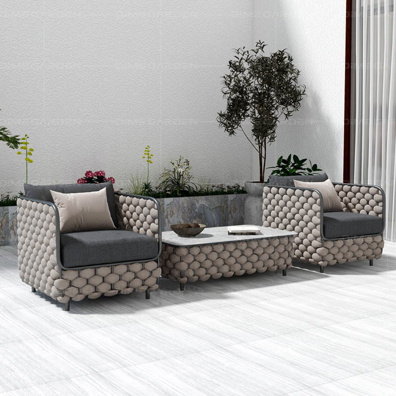 3-Seater Outdoor Rattan Sofa S - đánh giá và giá Outdoor Furniture Iron