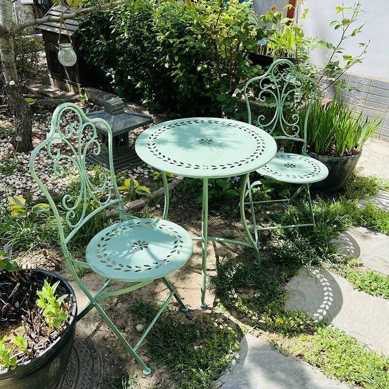 French Country Iron Table and  - đánh giá và giá Outdoor Furniture Iron