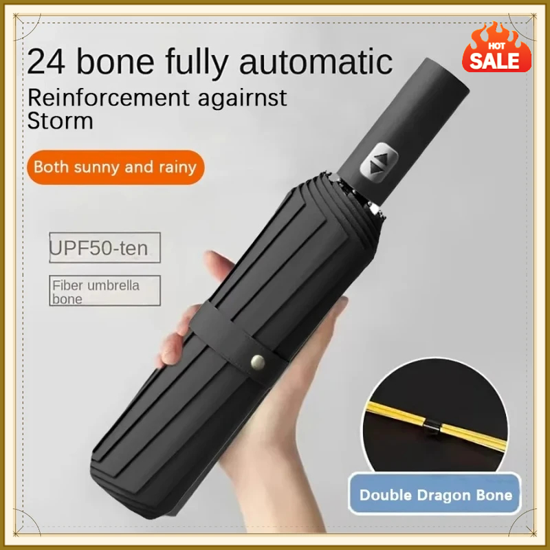 24 Bones 106cm Automatic Foldi - đánh giá và giá Parasol Umbrella Large