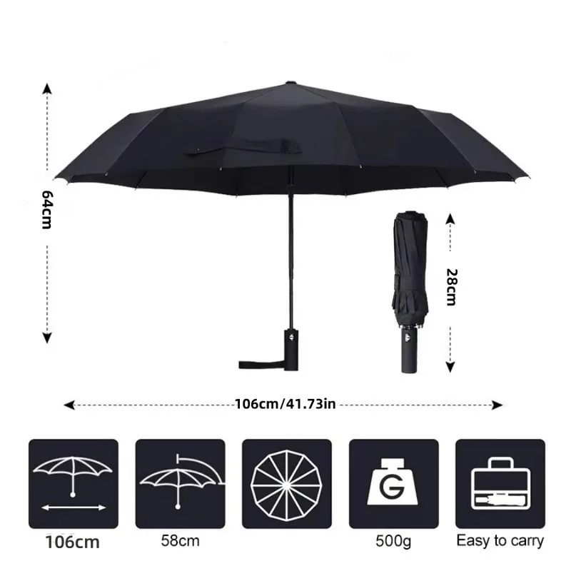 24 Bones 106cm Automatic Foldi - đánh giá và giá Parasol Umbrella Large